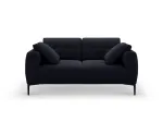 Velvet Sofa, "Lazio", 2 Seats, 161x102x86 Made in Europe