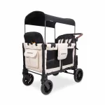 Neljakohaline jalutusk&auml;ru-vagun WonderFold W4 Luxe Pro, Sandy Beige