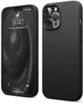 "Soft Silicone Case iPhone 14 Pro" Black