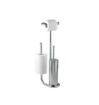 Toilet Paper Holder and Toilet Brush 14294495 Chrome
