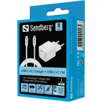 441-58 USB-C 20 W laadija + 1 m pikkune kaabel