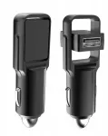 Autolaadija 2 USB-A-pistikupesaga, 4,8 A, must