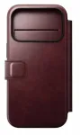 Modern Leather Folio iPhone 17 Pro Burgundy Horween