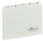 Durable Guide index card A6 division 5/5 A-Z printed tabs PP