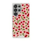 Afternoon Treat - Cherry Samsung Galaxy S25 Ultra Case, Elite Light (Magnetic) / Silver