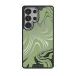 Funky Sensation - Samsung Galaxy S25 Ultra Case, Elite Mirror Dark (Magnetic) / Silver