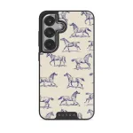Derby Race - Samsung Galaxy S25 Case, Elite Dark (Magnetic) / Silver
