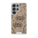 Cancer - Samsung Galaxy S25 Ultra Case, Elite Light (Magnetic) / Silver / Beige