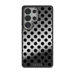 Spoiled - Samsung Galaxy S25 Ultra Case, Elite Mirror Dark (Magnetic) / Silver