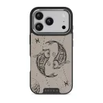 Pisces - iPhone 17 Pro Case, Elite Dark (MagSafe) / Silver / Nude
