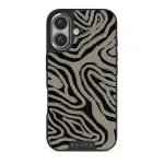 Black Sand - iPhone 16 Case, Elite Dark (MagSafe) / Silver