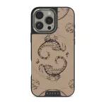 Scorpio - iPhone 16 Pro Case, Elite Dark (MagSafe) / Silver / Beige