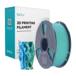 3D-printimise niit &ndash; Sunlu PLA+ Silk kahev&auml;rviline 1,75 mm niit, sinine-roheline