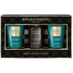 &bdquo;Baylis & Harding&ldquo; meeste du&scaron;itoodete minikomplekt (must pipar ja žen&scaron;en) &ndash; kingituseks m&otilde;eldud kehahoolduse minikomplekt (3 tk)