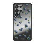 Blueberry Muffin - Samsung Galaxy S25 Ultra Case, Elite Mirror Dark (Magnetic) / Silver