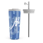Salty Kiss - Travel Mug, 700 ml / Flap & Straw Set