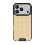Linen - iPhone 17 Pro Case, Elite Dark (MagSafe) / Silver