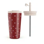 Curated - Travel Mug, 500 ml / Flap & Straw Set
