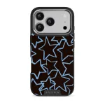 Stardust - iPhone 17 Pro Case, Elite Dark (MagSafe) / Silver