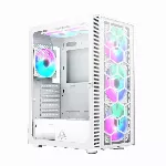 Montech X3 Glass Midi-Tower, RGB, karastatud klaas - valge