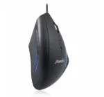 Perixx PERIMICE-508 Wired Mouse Optical Vertical Vertical Black