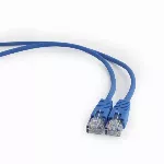 Blue Patch cord cat. 5E molded strain relief 50u" plugs, 0.5 m
