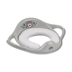 Seat cover on toilet - SOFT - FOREST BUDDY - BEAR - GREY