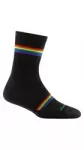 Skarpety damskie Darn Tough Prism Micro Crew Lightweight with Cushion - black rozmiar: s