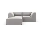 Leather Imitation Modular Left Corner Sofa, "Siena", 3 Seats, 186x180x69 Made in Europe