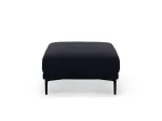Velvet Pouf, "Lazio", 1 Seat, 85x85x46 Made in Europe