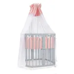 Beebivoodi tekstiilikomplekt 7-&uuml;hes, puudriroosa