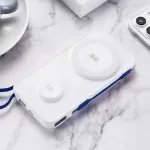 PastelUp 10 000 mAh 22,5 W Magsafe, valge
