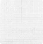 Bathmat BRICK Clear 50x50cm