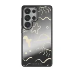 Eclipse - Samsung Galaxy S25 Ultra Case, Elite Mirror Dark (Magnetic) / Silver