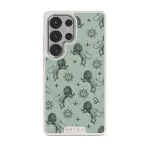 Leo - Samsung Galaxy S25 Ultra Case, Elite Light (Magnetic) / Silver / Turquoise