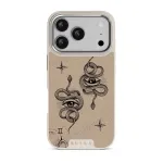 Gemini - iPhone 17 Pro Case, Elite Light (MagSafe) / Silver / Beige