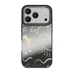 Eclipse - iPhone 17 Pro Case, Elite Mirror Dark (MagSafe) / Silver
