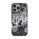 Academy - iPhone 16 Pro Max Case, Elite Mirror Dark (MagSafe) / Silver