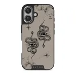 Gemini - iPhone 16 Case, Elite Dark (MagSafe) / Silver / Nude