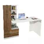 &Otilde;ppelaud, Hanah Home, valge P&auml;hkel, 149,5 x 120 x 61,8 cm