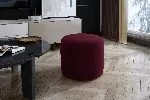 Pouf Linsy, lilla, kangas Mat Velvet 68