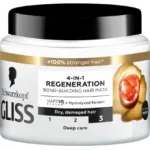 Hair Mask Schwarzkopf Gliss Regeneration 4-in-1 Hair Mask, 400ml