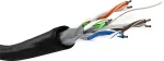 Goobay 57293 v&otilde;rgukaabel Must 100 m Cat6 U/UTP (UTP)