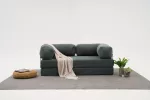 3-kohaline diivan, Hanah Home, mugav, roheline, 190 x 75 x 95