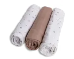 Diaper - SET - TB0510/01 - BAMBOO - dwo-layer - size 70x70 cm  - STARS