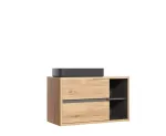 100 cm m&ouml;&ouml;blikomplekt lauale paigaldatava valamuga SET-DV B 100CM UN.6275 BLACK