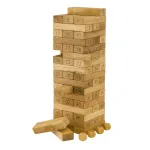 Koala Games Magic Wooden Tower puidust tornim&auml;ng 4-in-1, 54 klotsi