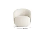 Swivel Armchair, "Savona", 1 Seat, 69x72.5x70.5 Made in Europe