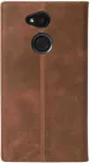 "Sunne 2 Card Book Case Sony Xperia L2" Vintage Cognac