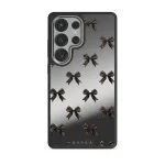 Fashionista - Samsung Galaxy S25 Ultra Case, Elite Mirror Dark (Magnetic) / Silver